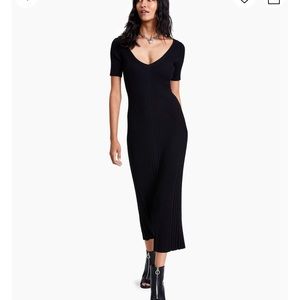 COPY - Pleated knit midi dress